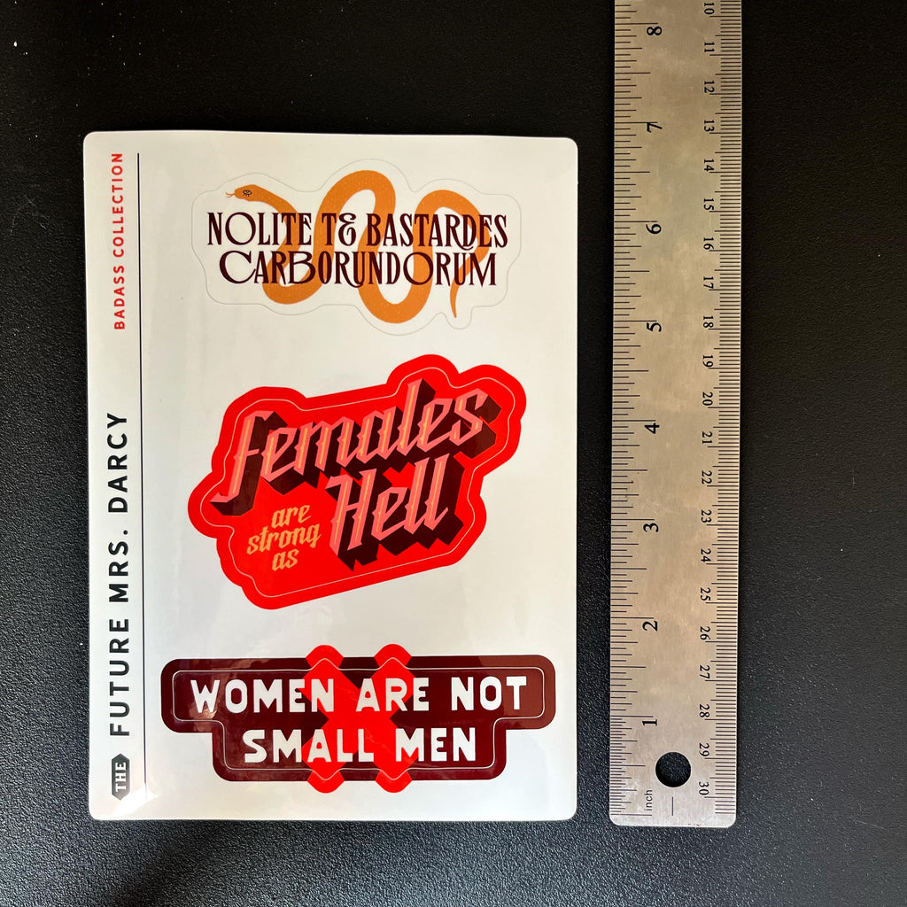 Badass Sticker Collection (3 sticker sheet)