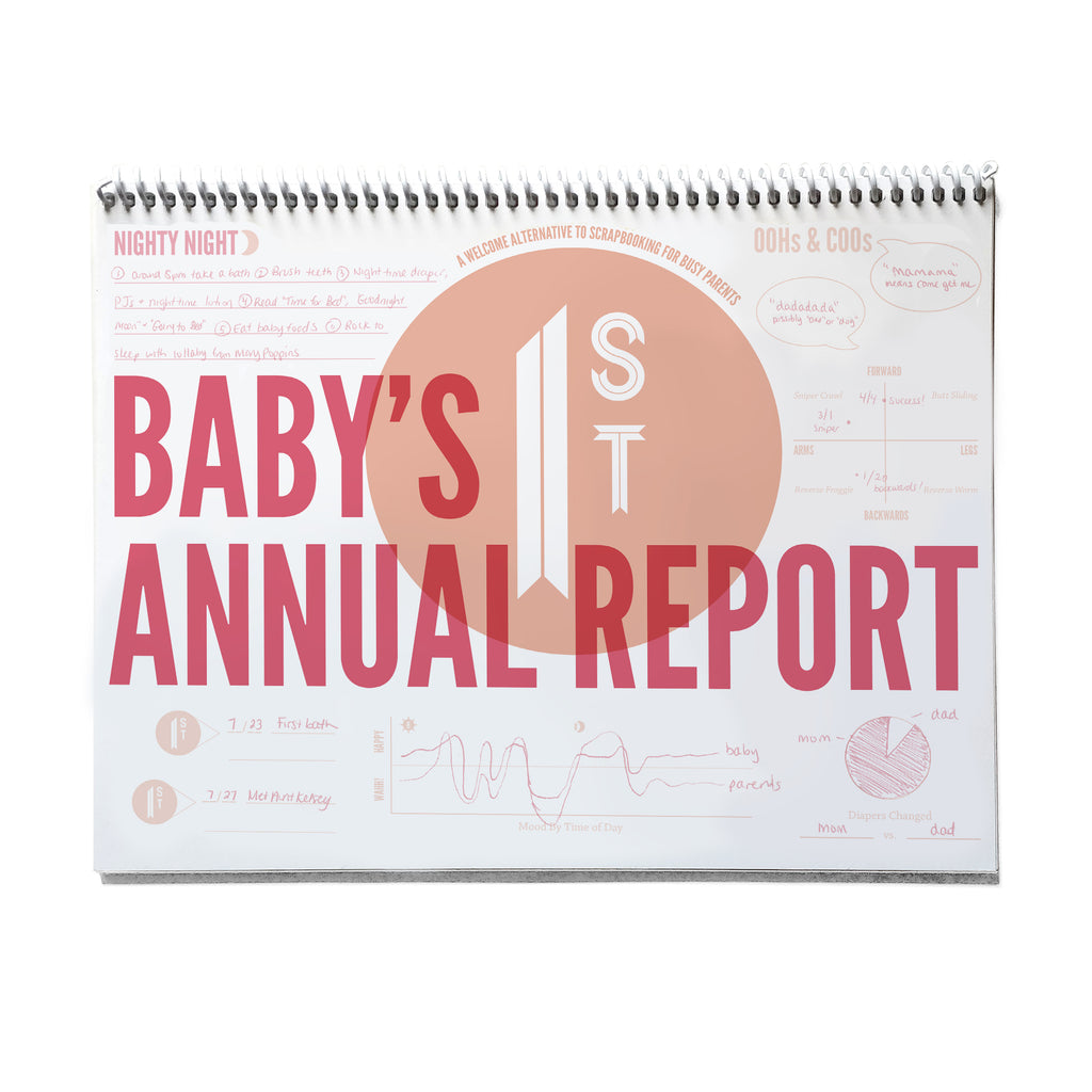 Baby's First Annual Report PINK! Edition: An Undated 13-Month Calendar