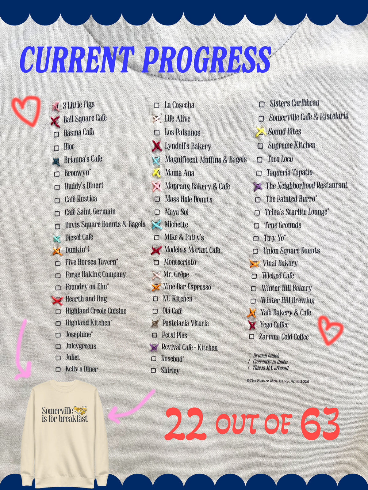 Somerville is for Breakfast (Sweatshirt)