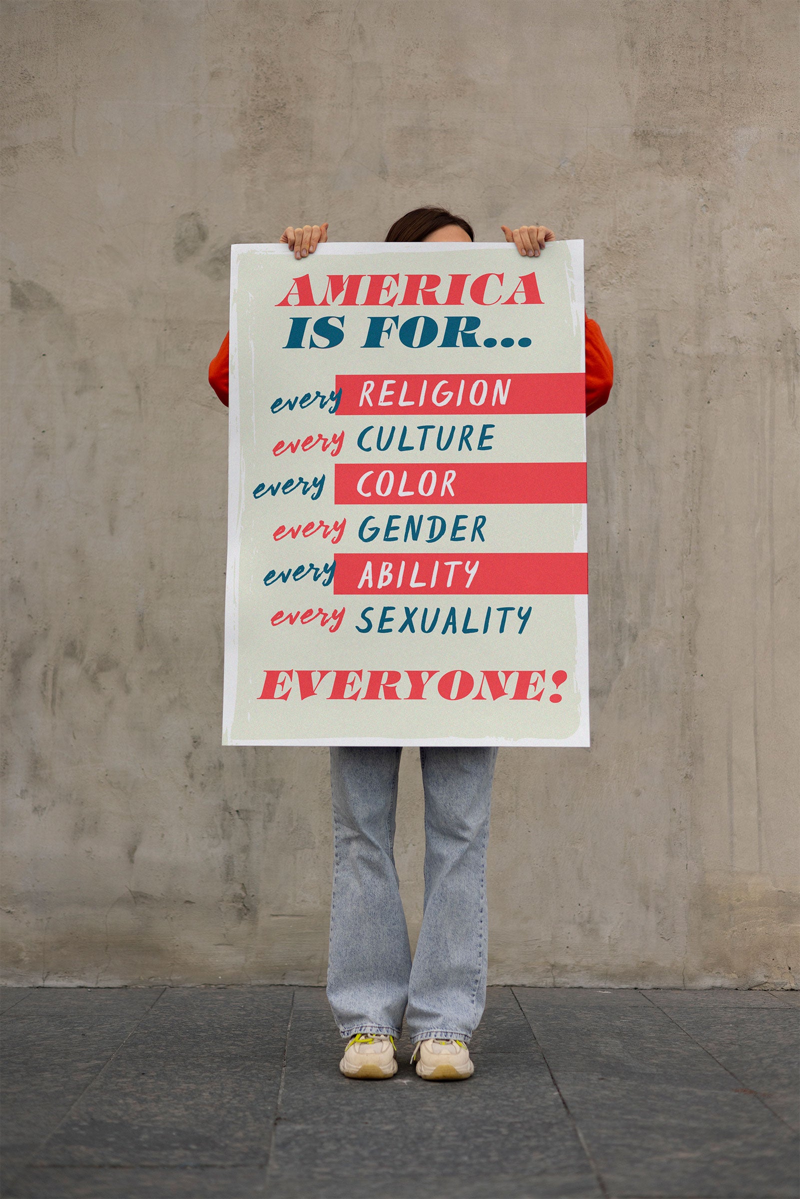 FREEBIE- Printable Protest Poster (many sizes)