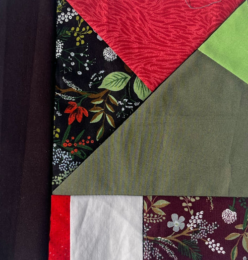 Bavarian Picnic Time. Quilt Block
