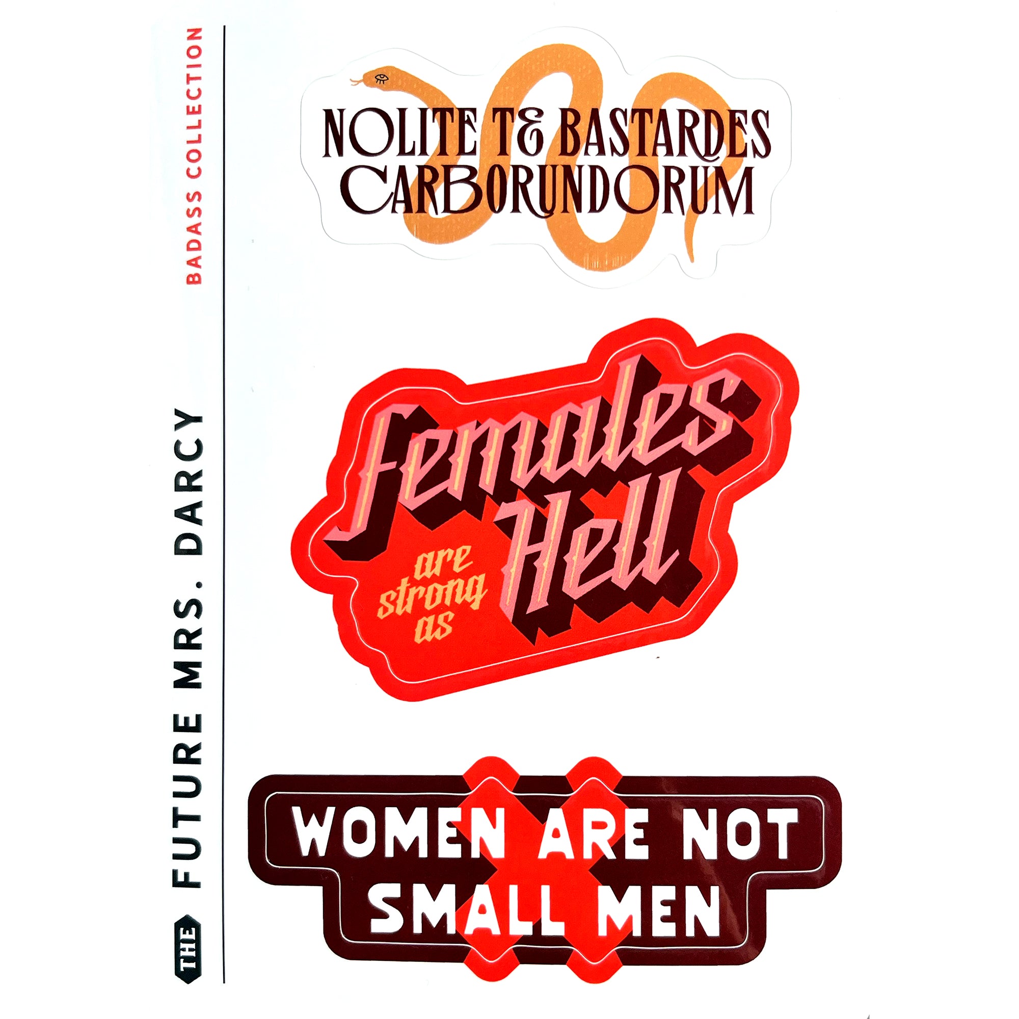 Badass Sticker Collection (3 sticker sheet)