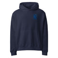 Chaos Goblin Sweatshirt in Navy blue with yellow details.